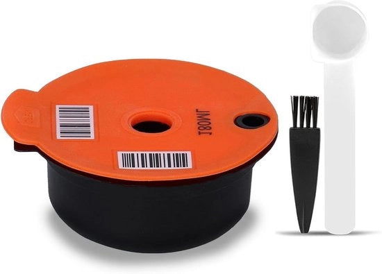 Filtro per caffè Ecocompatibile Non facile da deformare Capsula di caffè riciclabile Sostenibile per uso domestico per macchina da caffè portatile (Arancia 180ML)