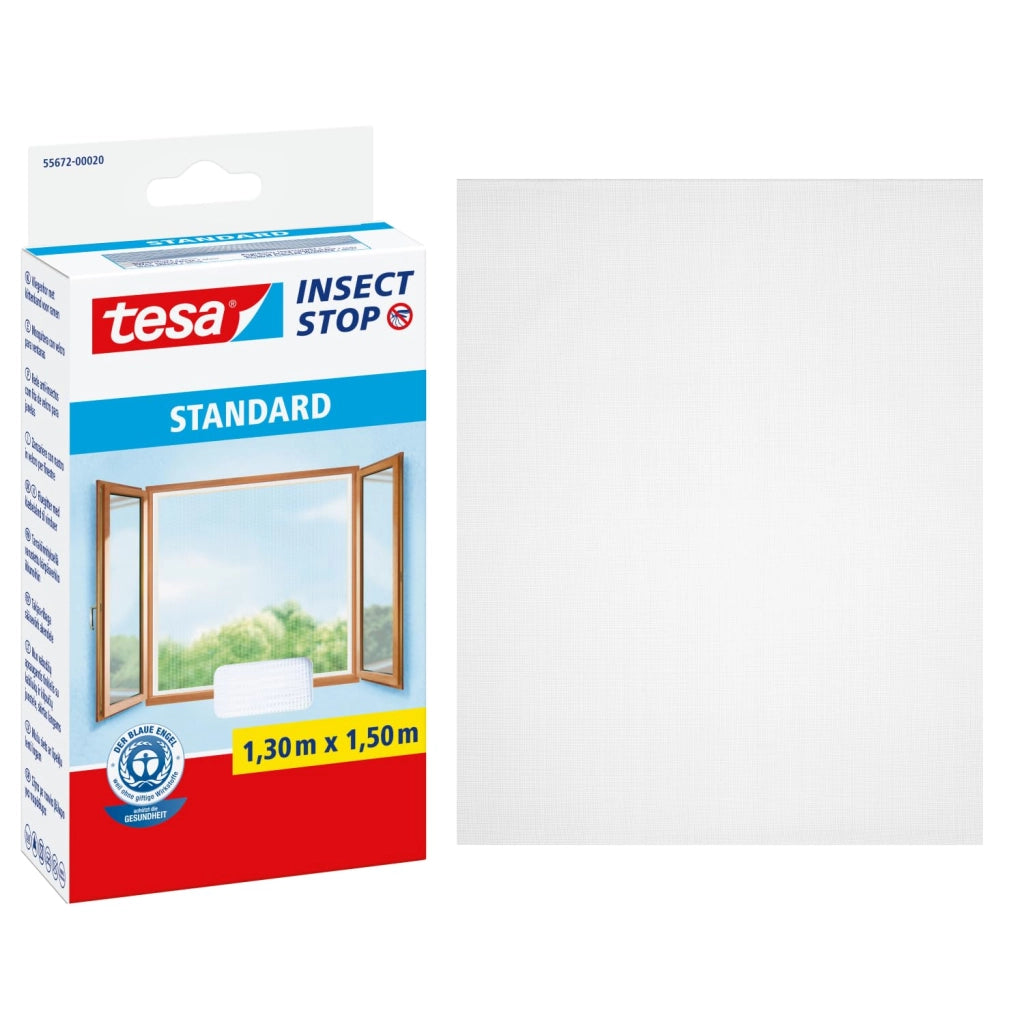Zanzariera per Finestre Attacca & Stacca Insect Stop Tesa 1,3 Colore Bianco