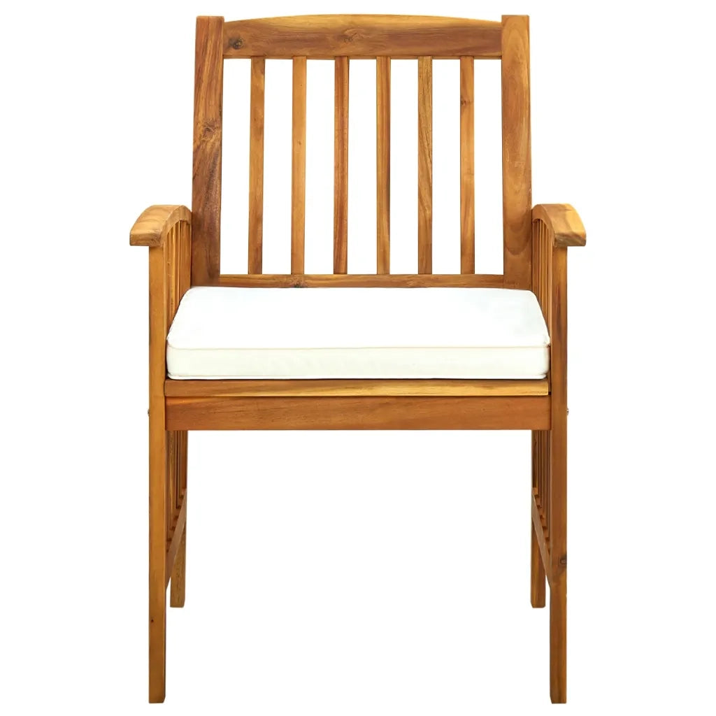 Set da Pranzo da Giardino 9 pz con Cuscini Massello di Acacia cod mxl 37867