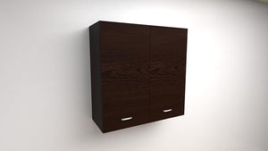 Mobile PENSILE  COMPRESO di 2 Ante SPEDIZIONE A Kit Le Misure Si intendono Altezza X Larghezza X profondità 90X60X33 WENGE'