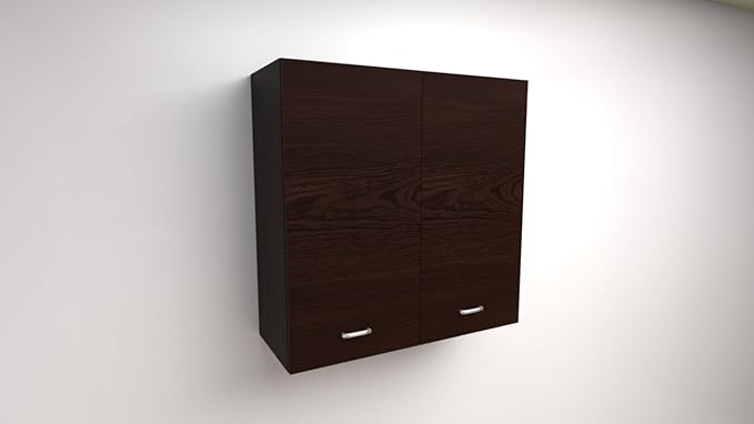 Mobile PENSILE  COMPRESO di 2 Ante SPEDIZIONE A Kit Le Misure Si intendono Altezza X Larghezza X profondità 90X90X33 WENGE'