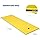 Tappeto Gallegiante per Piscina e Mare, Tappeto da Piscina con Corda di 1,5 m, Resistente ed Elastico, 210 x 66 x 3,5 cm (giallo)
