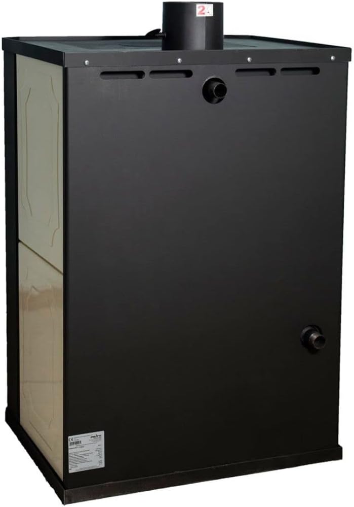 Stufa a legna per impianto di riscaldamento centralizzato Prity WD W24. 23 + 6kw Potenza di riscaldamento