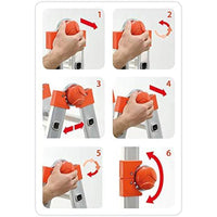 SCALA ALLUMINIO TELESCOPICA MULTIFUNZIONE GRADINI 6+6 PEPPINA 150KG GIGANTISSIMA GIERRE AL060