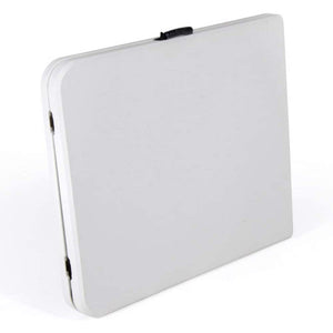 Tavolo pieghevole richiudibile campeggio giardino esterno 180x70x74 bianco verdelook