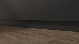 Zoccolatura pvc per cucina 2 metri in colore Nero H 15 CM