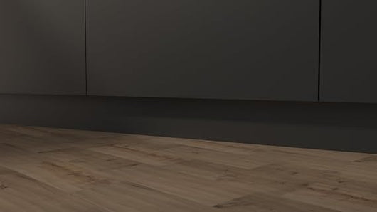 Zoccolatura pvc per cucina 2 metri in colore Nero H 10 CM