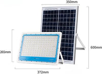 Faretto Led Esterno con Pannello Solare, Faro a Led da Giardino 1000 w