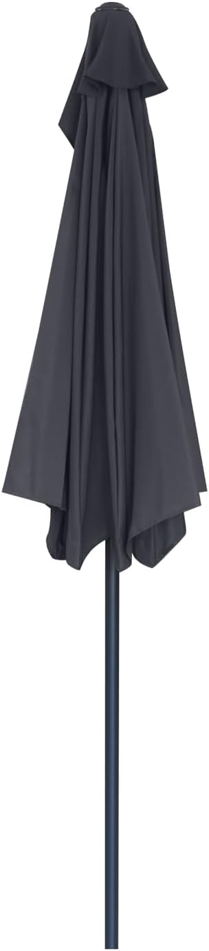 Ombrellone da partete Half Antracite Diam. 2,7 metri