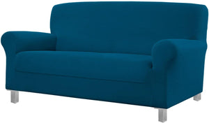 Copridivano Antimacchia 1 Posto Impermeabile Elasticizzato Fodera Salva Poltrona Blu