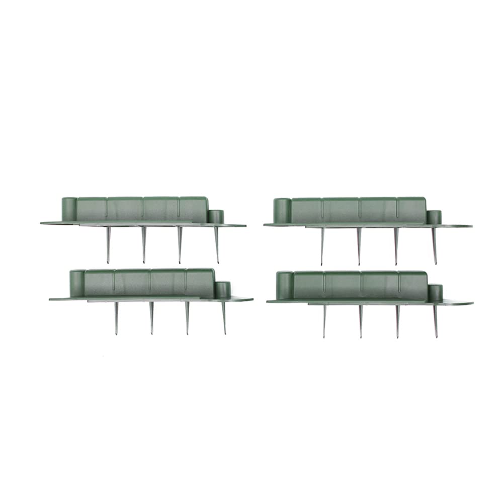 La bordatura di decorazione in plastica per il prato, VERDE â€“ 5 m di lunghezza x 6 cm 