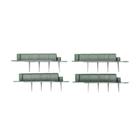 La bordatura di decorazione in plastica per il prato, VERDE â€“ 5 m di lunghezza x 6 cm 