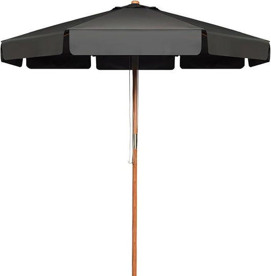 Ombrellone da Giardino, Ombrellone da Esterno con Pulsante Manuale e Inclinazione Regolabile, Protezione UV, Diametro 3M, Ideale per Piscina, Balcone, Giardino