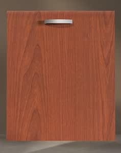 Anta per mobili in Legno nobilitato Compresa di Maniglia e Cerniere 90X60 CILIEGIO