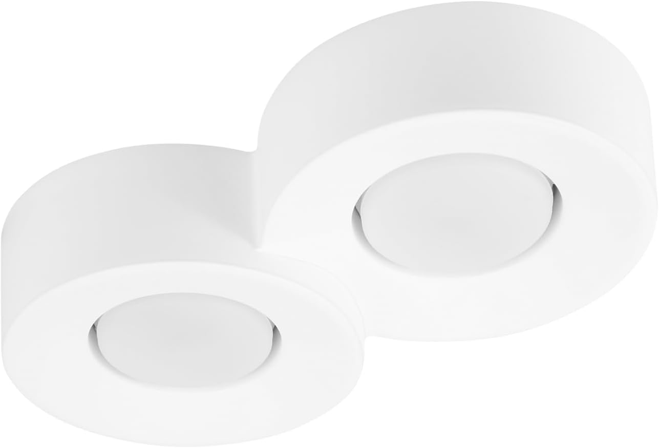 ZMH Lampada da soffitto faretto GU10 bianco moderno per cucina soggiorno