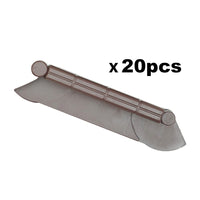 La bordatura di decorazione in plastica per il prato, MARRONE â€“ 5 m di lunghezza x 6 cm 