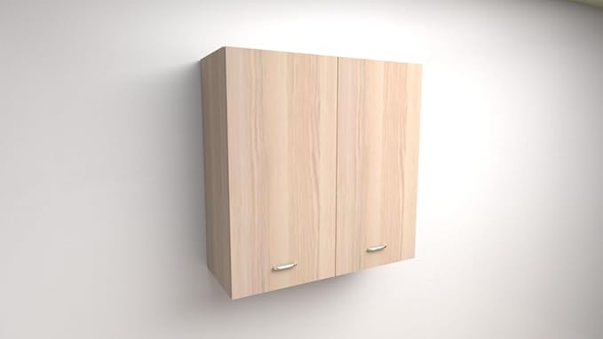 Mobile PENSILE  COMPRESO di 2 Ante SPEDIZIONE A Kit Le Misure Si intendono Altezza X Larghezza X profondità 90x90x33 ROVERE