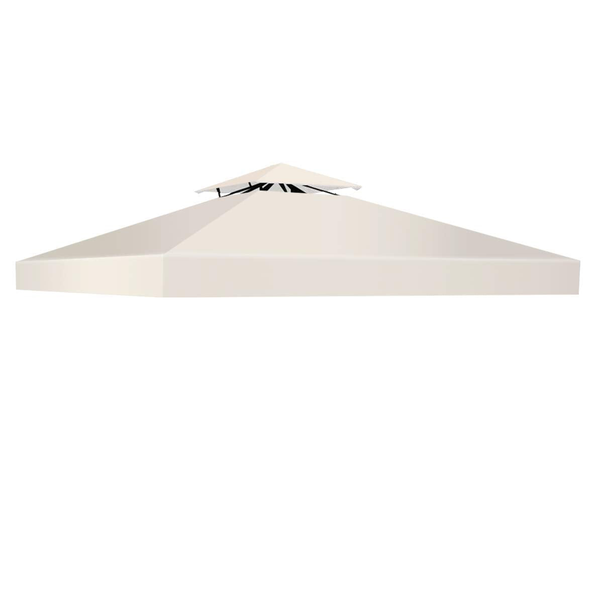Tetto di Ricambio per Gazebo da Giardino Copertura di Ricambio Gazebo 3 x 3 m (Beige)