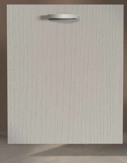 Anta per mobili in Legno nobilitato Compresa di Maniglia e Cerniere 72X30 BIANCO FRASSINO