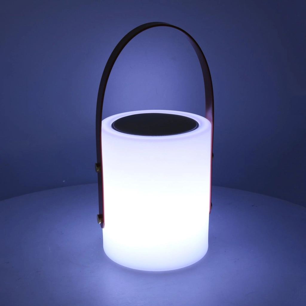 Lampada Led in plastica ricaricabile multicolor con musica cm20 h