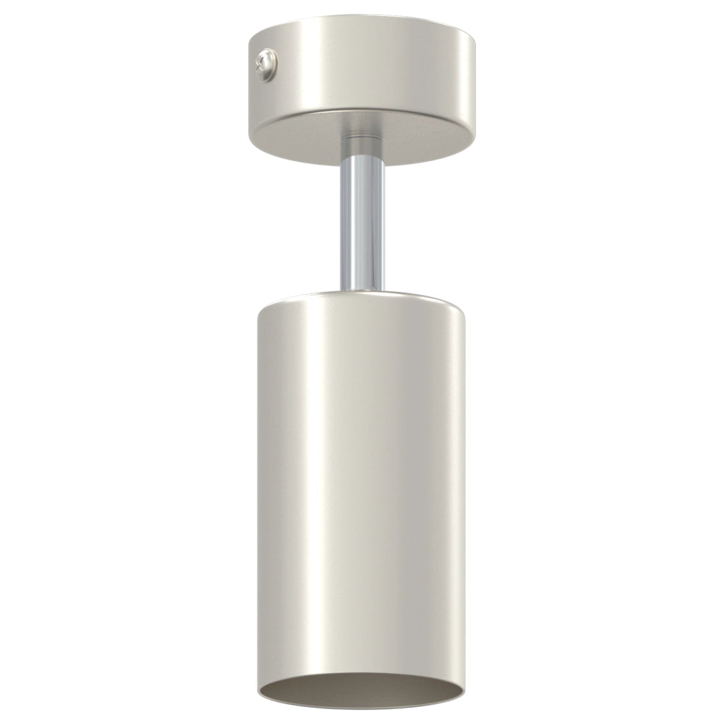Faretto da soffitto 1 Via Regolabile Nichel Spazzolato GU10