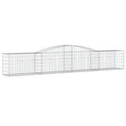 Cesto Gabbione ad Arco 400x50x60/80 cm Ferro Zincato
