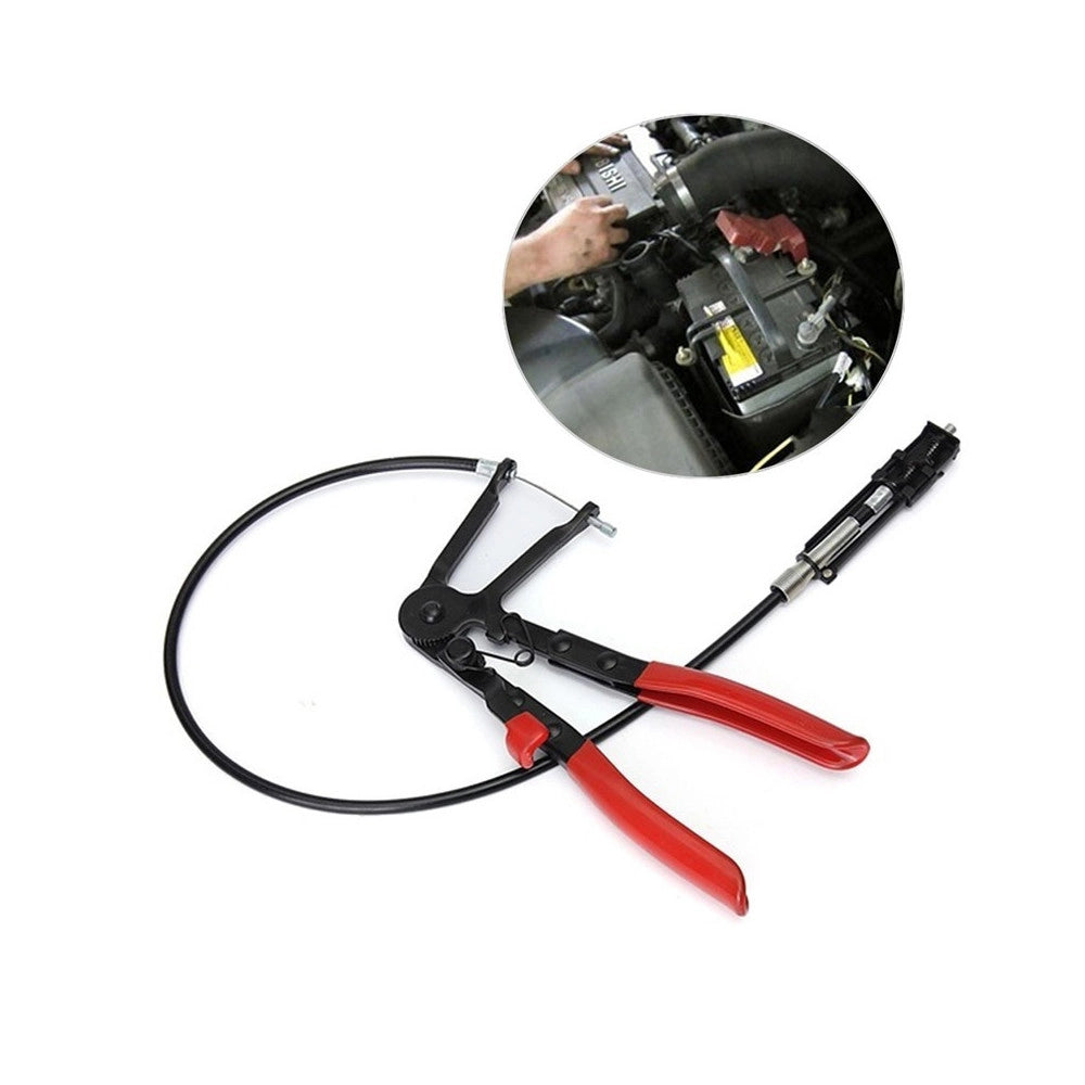 Trade Shop - Pinza Per Fascette Manicotti Auto Moto Con Cavo Flex Bowden Stringitubo -