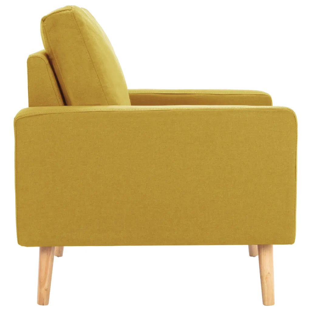 3056620 2 Piece Sofa Set Fabric Yellow (288699+288709) cod mxl 25174
