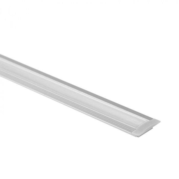 Profilo LED P03 incasso anodizzato diffusore trasparente 3m