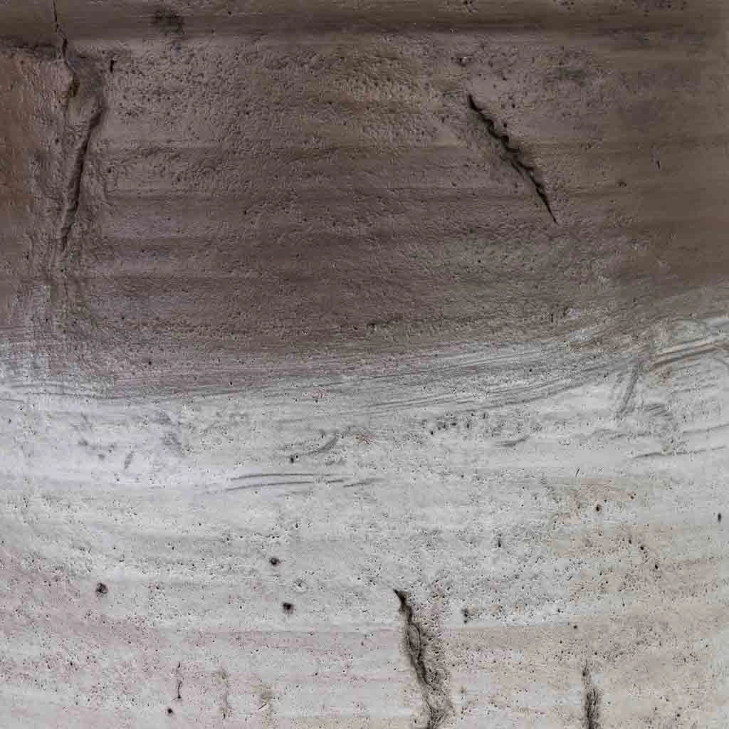 Fioriera in fibra di vetro bianca 37,5x37,5x50,5 cm