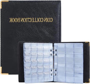 Contenitore per Collezioni con Display e Organizzatore in PVC Nero - 20 Pagina, 360 Tasche, Acquaportato