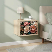 Mobiletto da comodino a parete BORNE Rovere Sonoma 8007457