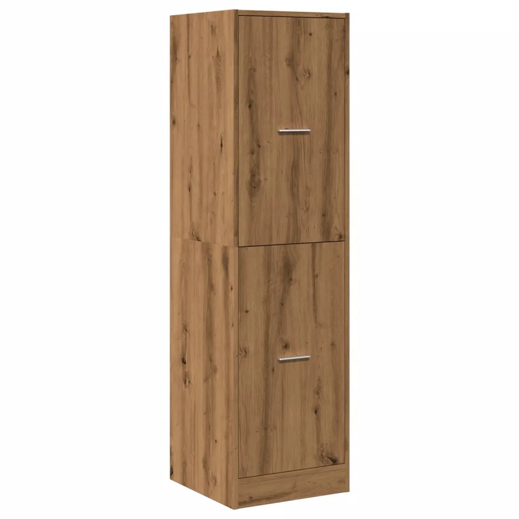 Mobiletto da farmacia funzionale in legno composito 40 x 41 x 144,5 cm stile vintage in legno di rovere lavorato a mano 02_0055666