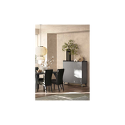 Madia alta 2 ante Polan 121x42x126h colore ardesia piombo