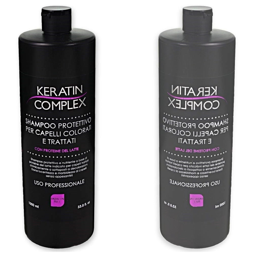 Trade Shop - Shampoo Protettivo Capelli Colorati 1000ml Uso Professionale Senza Parabeni -