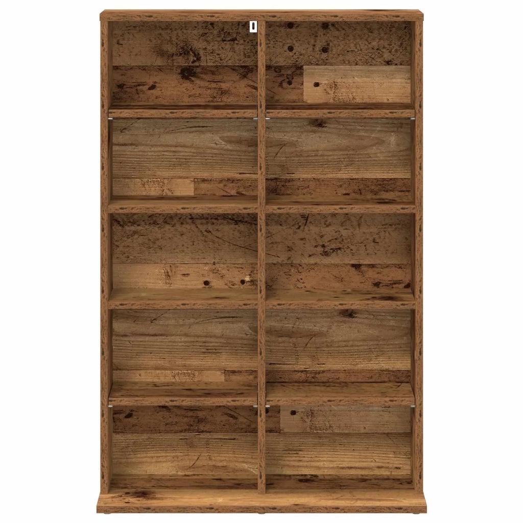 Mobile per CD Legno antico 65 x 23,5 x 97,5 cm 8012686