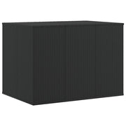 Contenitore da Giardino in Rattan PE 145x100x103 cm Nero cod mxl 68831