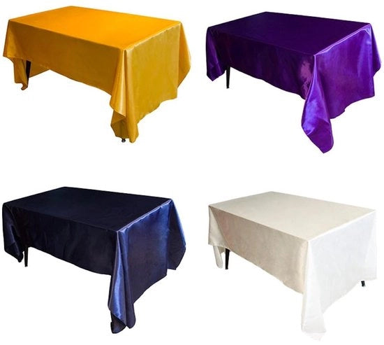 Tavolo Coprente - Acqua e Macchie - Lavabile - Protezione da Macchie - Poliestere - 145 cm x 320 cm - Per Matrimoni e Feste