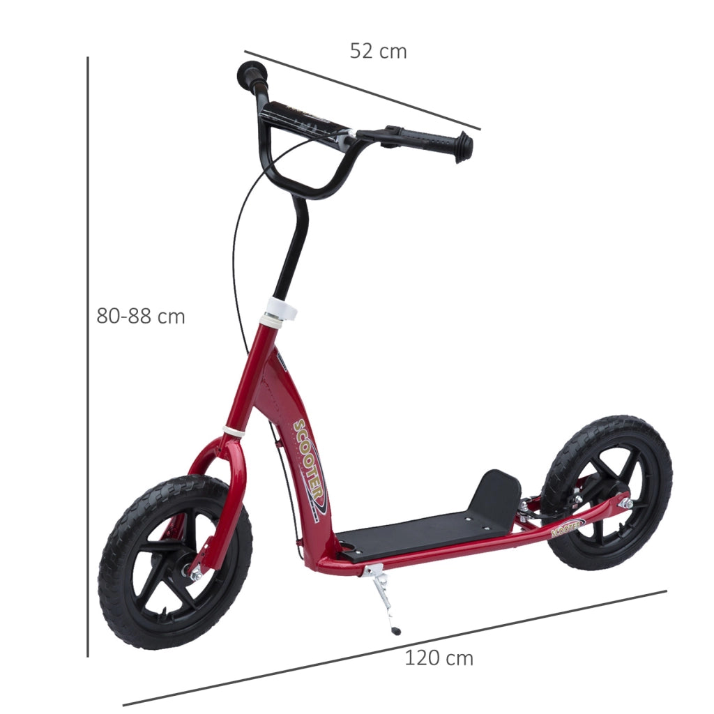 Patinete Bambini ¨C Zephmum ¨C 120x52x80-88 cm Rosso