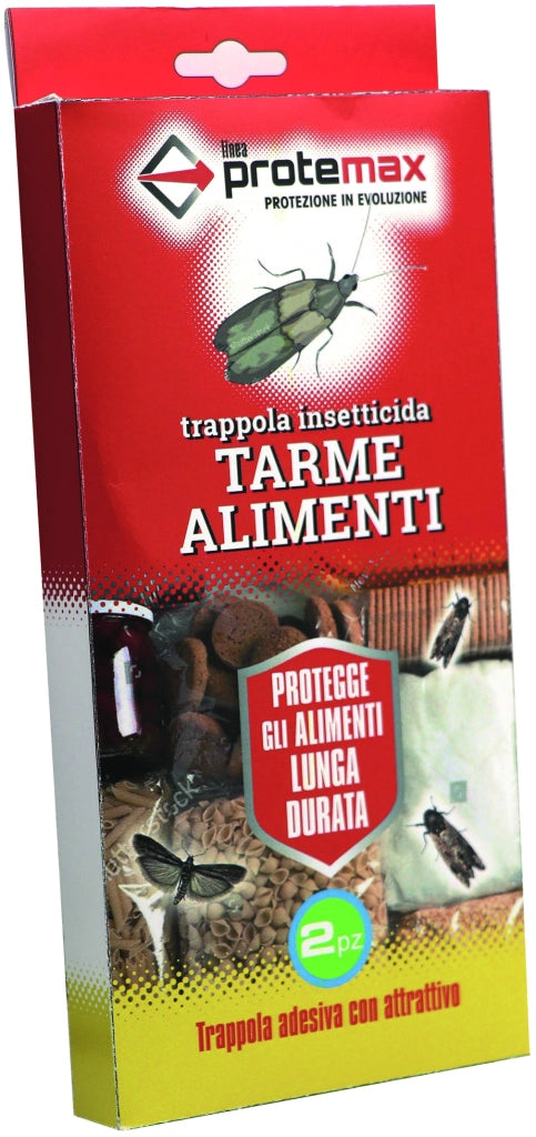 TRAPPOLA ADESIVA PER TARME ALIMENTI 2 pz. 12.00 confezioni