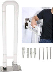 Sostegno per WC - Antiscivolo Supporto per Bagno - Maniglia di Aiuto per Ambiente Bagno - Materiale Verde - Cucina - Scale - Lavanderia
