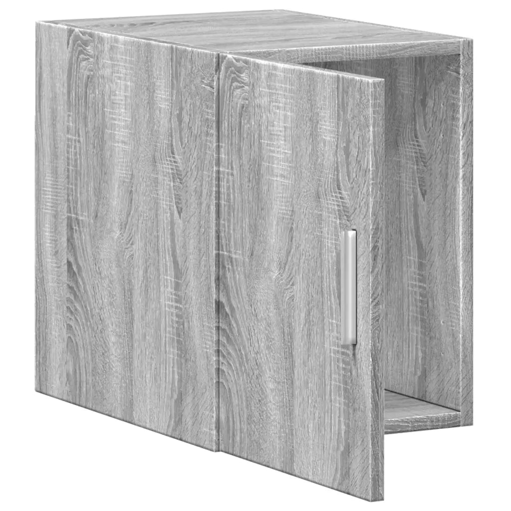 vidaXL Mobile a Parete Grigio Sonoma 30x42,5x40cm in Legno Multistrato