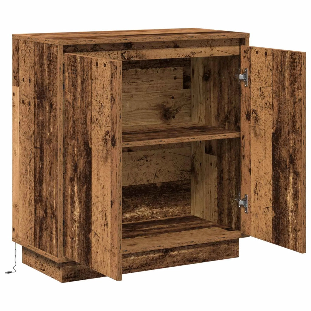 Credenza | Madia LED per Legno antico 71 x 34,5 x 75 cm Legno multistrato