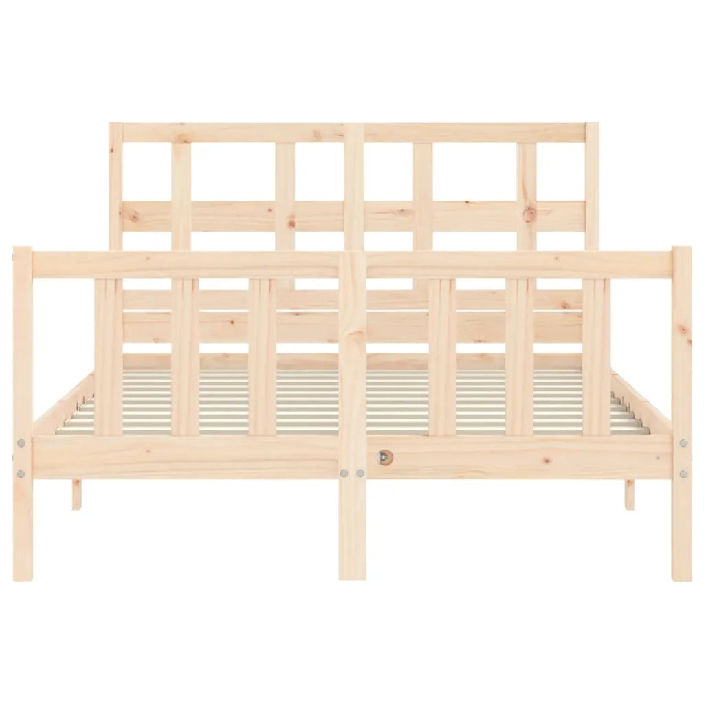 Giroletto senza Materasso-Struttura Letto 120x200 cm in Legno Massello di Pino 823530