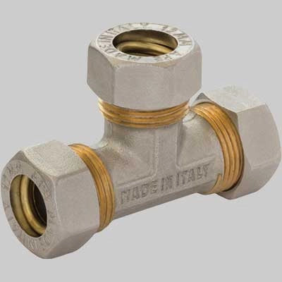 TEE 3 DADI ORING  22 x 22 x 22     APE RACCORDERIE