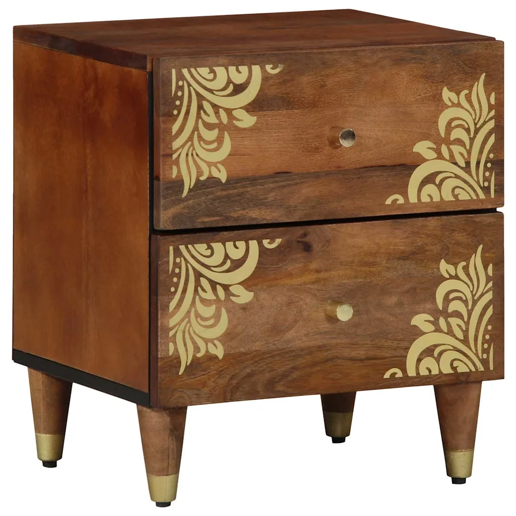 Armadio da Notte con cassetto Marrone miele 40 x 33 x 46 cm 4018734