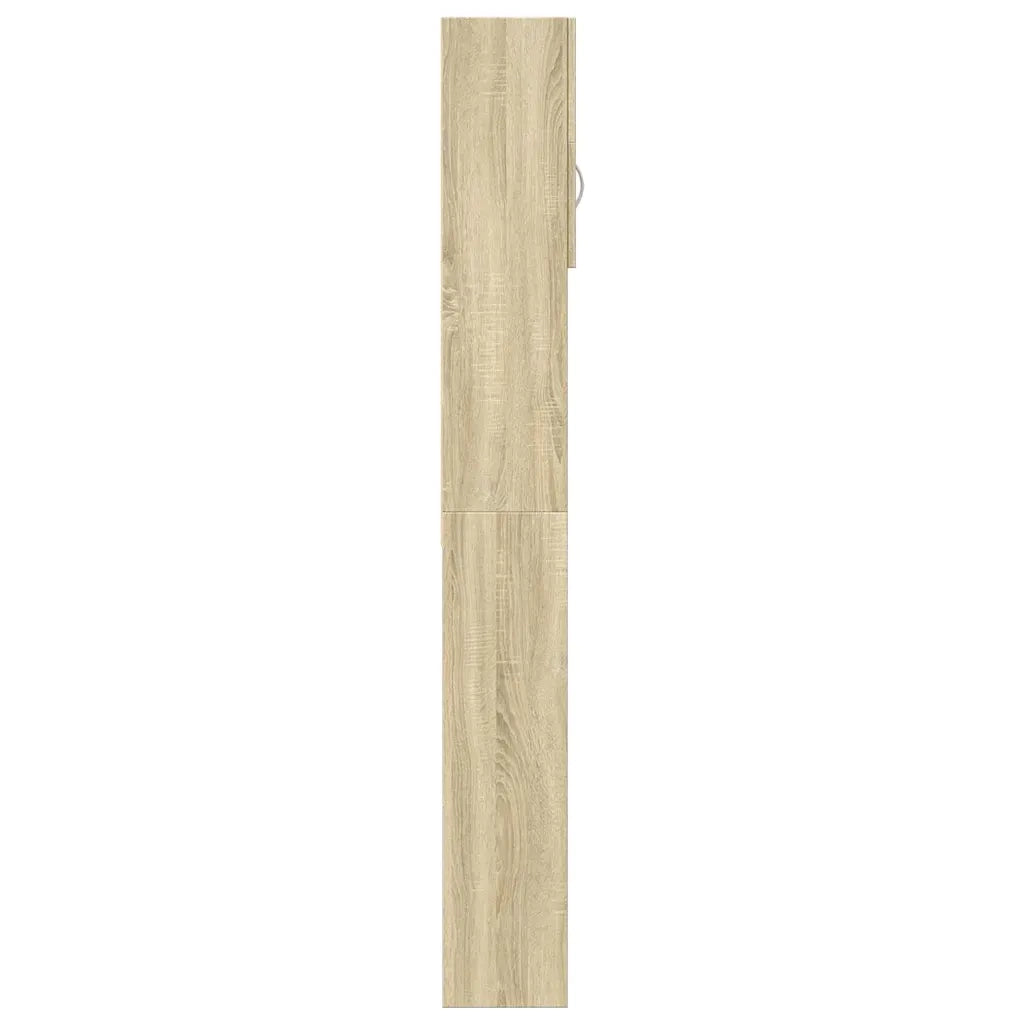 Mobile Lavatrice Rovere Sonoma 64x25,5x190 cm Legno Multistrato 849600