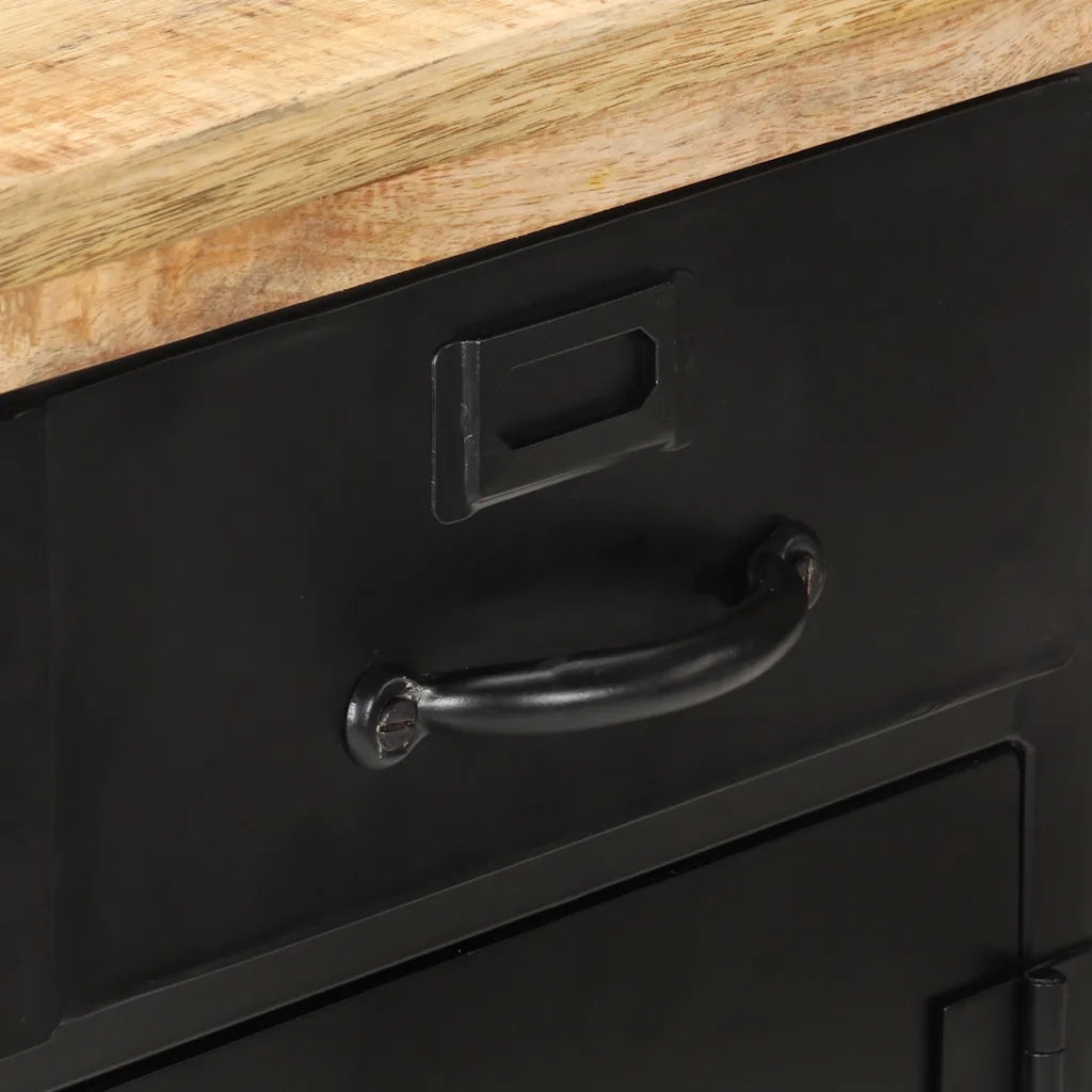 Credenza 60x30x76 cm in Legno di Mango Grezzo 320663