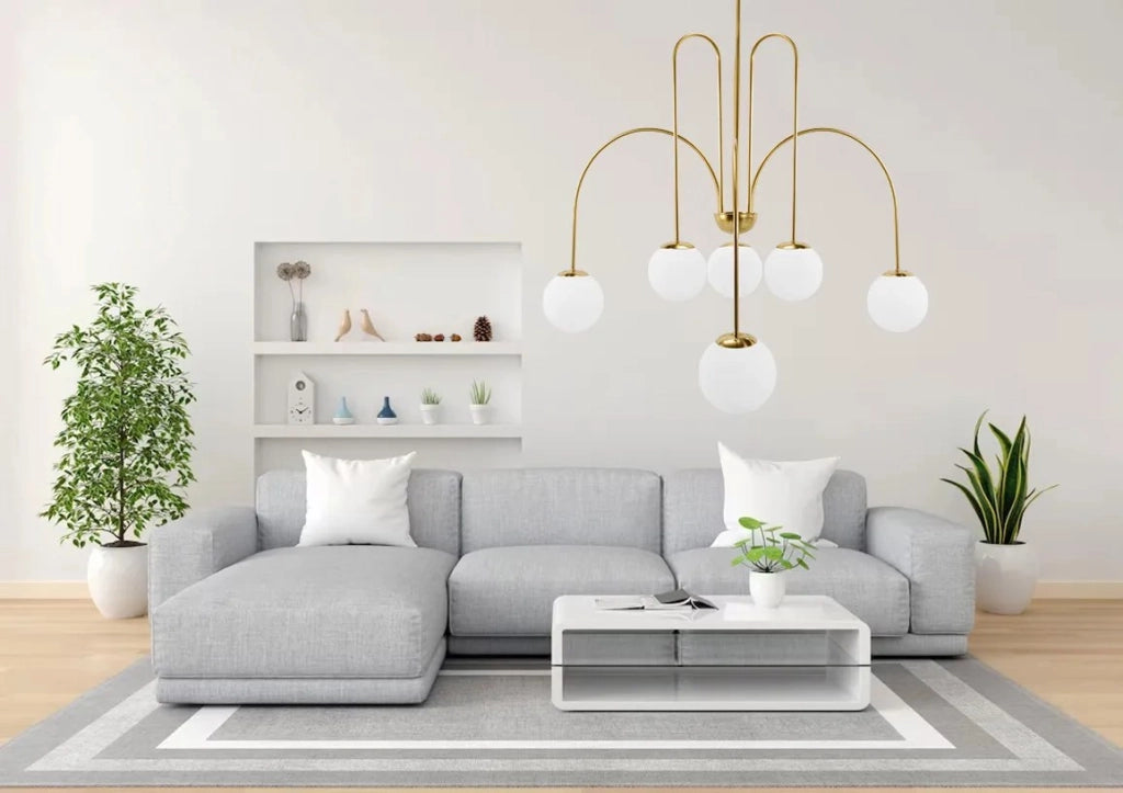 Lampada Da Soffitto Gold APP1584-6CP