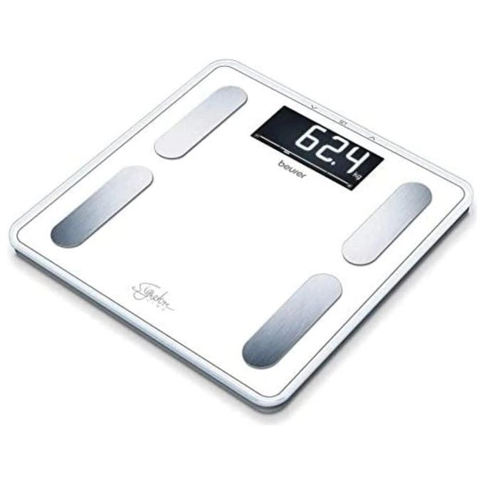 Beurer BF 400 Signature Line White Bilancia Diagnostica con Portata fino a 200 kg, 31 x 31 cm, Bianco